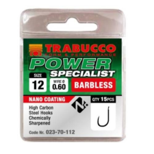 Trabucco Power Specialist szakáll nélküli horog 12 15 db horog