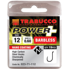 Trabucco Power + szakállnélküli horog 18 15db/csg horog