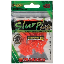 Trabucco SLURP BAIT HONEY WORM RED GLITTER 30 db vérvörös méhlárva csali