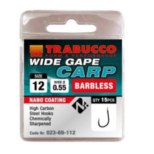 Trabucco Wide Gape Carp szakáll nélküli horog 12 15 db horog