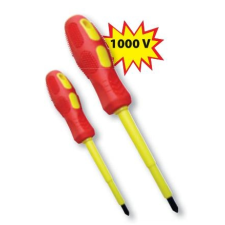 TRACON 1000V-ra szigetelt csillagfejű csavarhúzó 6x100mm villanyszerelés