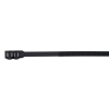 TRACON 360-12 PA12 kábelkötegelő, UV-álló, fekete 350×9mm, D=25-93mm, PA12