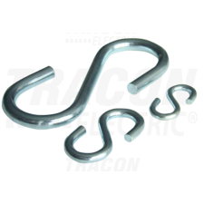 TRACON Acél kampó, horganyzott6×80mm, 1250N villanyszerelés