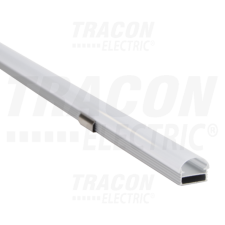 TRACON Alumínium profil LED szalagokhoz, külső rögzítésesW=10mm, H=1m világítási kellék
