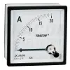 TRACON Analóg egyenáramú ampermérő közvetlen méréshez 72×72mm, 20mA DC