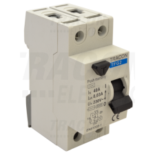 TRACON Áram-védőkapcsoló, 2 pólusú40A, 100mA, 6kA, A / AC villanyszerelés