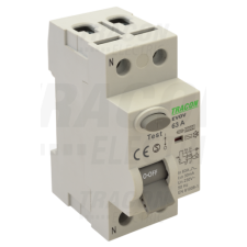 TRACON Áram-védőkapcsoló, 2 pólusú80A, 30mA, 6kA, AC villanyszerelés
