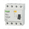 TRACON Áram-védőkapcsoló, 4 pólusú  40A, 100mA, 10kA, A/S