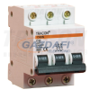 TRACON B60-40-3 Kismegszakító, 3 pólus, B karakterisztika 40A, 6kA