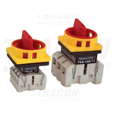 TRACON Biztonsági lakatolható szakaszoló kapcsoló400V, 50Hz, 100A, 3P, 30kW, 88×88mm villanyszerelés