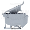 TRACON Biztosítós ipari sorozatkapocs, csavaros, sínre, szürke800V 6.3A 0.5-6 mm2