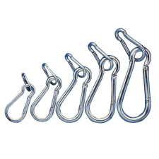Tracon Budapest Kft. Karabiner, rugós, acél d=10mm, 2100N RKARA10 Tracon villanyszerelés