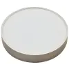 Tracon Budapest Kft. Műanyag búrás fk. LED lámpatest ezüst peremmel 16W 1200lm 3000K MFDS16W Tracon