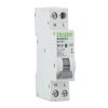 Tracon Budapest Kft. TRACON EVOKEAC1603 Kombinált védőkapcsoló, elektronikus, 2P, 1 modul, C kar. C16, 30mA, 6kA, A