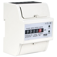 Tracon Budapest Kft. Tracon fogyasztásmérő direkt 1F 100A mechanikus, DIN sínre, TVOF1M4 villanyszerelés