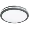 Tracon Budapest Kft. TRACON MFKA20CCT LED mennyezeti lámpa színhőállító kapcsolóval,antracit 230V,50Hz,20W, 2000lm, 3000K/4000K/6500K, IP65,D=200mm,EEI=F