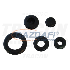 TRACON BV0603 Kábelbevezető, nyitott, gumi B=6mm, C=3mm barkácsolás, csiszolás, rögzítés