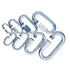 TRACON CSKARA10 Karabiner, csavaros, acél d=10mm, 5100N