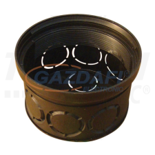 TRACON D70 Perforált kötődoboz süllyesztett, fekete 70×45mm, IP44 villanyszerelés