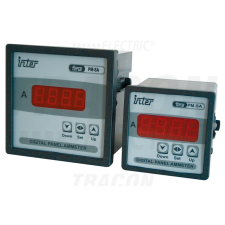 TRACON Digitális ampermérő áramváltós méréshez relékimenettel 72×72mm, 5A AC villanyszerelés