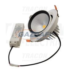 TRACON DLCOBA35W Beépíthető álmennyezeti LED lámpatest, forgatható 230 V, 50 Hz, 35 W, 3500 lm, 4000 K, EEI=A+ világítás