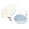 TRACON Dobozfedél rugós, fehérD=69mm