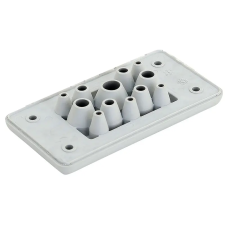 TRACON EKBV-10 Elosztószekrény kábelbevezető, gumi, 12db kábelhez 107×56×19mm, IP65 villanyszerelés