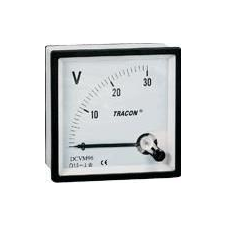 Tracon Electric Analóg egyenáramú voltmérő - 48x48mm, 600V DC DCVM48-600 - Tracon villanyszerelés