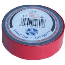 Tracon Electric Szigetelőszalag, piros - 20mx18mm, PVC, 0-90°C, 40kV/mm P20 - Tracon villanyszerelés