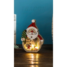 Tracon Electric Tracon CHRSCW3WW LED karácsonyi dekoráció, mikulás, elemes Timer 6+18h,3LED, meleg fehér ( 3000K ) színhőmérséklettel, 2xAAA karácsonyi dekoráció
