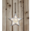 Tracon Electric Tracon CHRSTWW5WW LED karácsonyi csillag, fa, elemes Timer 6+18h,5LED, meleg fehér ( 3000K ) színhőmérséklettel, 2xAA