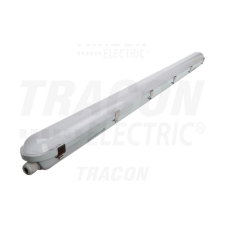 Tracon Electric Tracon LVH1236E, 36/4W, vészvilágító funkciós, por- és páramentes kültéri LED ipari lámpatest, IP65-ös védelemmel, IK08, 230 VAC, 36/4 W, 5400/140 lm, 3 h, 4000 K, IP65, IK08 kültéri világítás