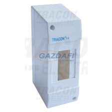 TRACON elosztódoboz, falon kívüli, ajtó nélkül, 1x2 modul, IP40, LxWxH=52x130x62mm villanyszerelés