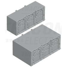 TRACON Érintésvédelmi burkolat alsó/felső kábelbevezetéshez 3P00, 3P, L=36 mm villanyszerelés