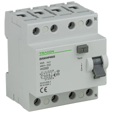 TRACON EVOAV4P4003 Áram-védőkapcsoló, 4 pólusú 40A, 30mA, 10kA, AC villanyszerelés
