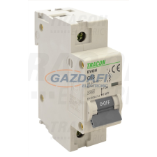 TRACON EVOH180 Kismegszakító, nagyáramú, 1 pólus, C karakterisztika 80A, 1P,10kA villanyszerelés