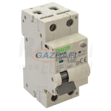 TRACON EVOKM2C2003 Kombinált védőkapcsoló, 2P, 2modul, C karakterisztika 20A, 30 mA, 6kA, AC villanyszerelés