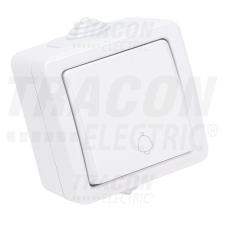 TRACON Falon kívüli csengőnyomó 10AX/250VAC, IP54, (N101) villanyszerelés
