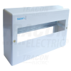 TRACON Falon kívüli elosztódoboz, ajtó nélkül, N/PE sínnel1×12 modul, IP40, (H×W×D=160×260×65mm)