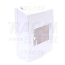 TRACON Falon kívüli elosztódoboz, ajtó nélkül, zárópecsételhető villanyszerelés