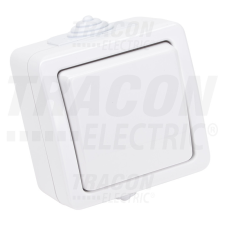 TRACON Falon kívüli váltókapcsoló 10AX/250VAC, IP54, (106) villanyszerelés