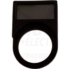 TRACON Felirati tábla (hátoldalról pattintható)25×10mm; ABS villanyszerelés