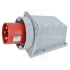 TRACON Felületre szerelhető ipari csatlakozó dugó 125A, 400V, 3P+N+E, 6h, IP67 villanyszerelés