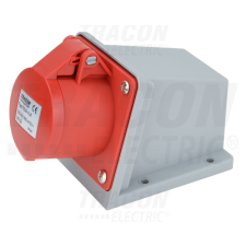 TRACON Felületre szerelhető ipari csatlakozóaljzat16A, 400V, 3P+E, 6h, IP44 villanyszerelés