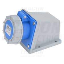 TRACON Felületre szerelhető ipari csatlakozóaljzat 16A, 250V, 2P+E, 6h, IP67 villanyszerelés