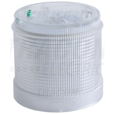 TRACON Fényjelző oszlop, fehér fényűhenger, hangjelzéses aljzathoz24V AC/DC, IP65 villanyszerelés