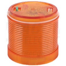 TRACON Fényjelző oszlop, sárga fényűhenger, hangjelzéses aljzathoz24V AC/DC, IP65 villanyszerelés