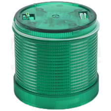 TRACON Fényjelző oszlop, zöld fényű henger, hangjelzéses aljzathoz 230V AC, IP65 villanyszerelés