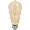 TRACON FILGST648W COG LED fényforrás, arany 230 VAC, E27, 8W, 800 lm, ST64, 2500K, EEI=F