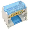 TRACON FLSO25-2P7 Moduláris elosztóblokk nyitható fedéllel 1×25(25)mm2 / 3×10(6)mm2, 3×16(10)mm2, 500VAC/DC, 100A